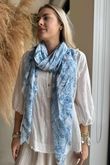 Laundry B Paisley Scarf Denim /10 =